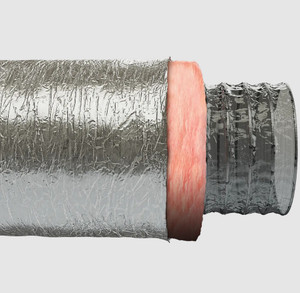 Imperial 4" x 25' 2-Ply Polyester Air Duct R-6.0 MEA-0425-6- Case of 6 Minimum